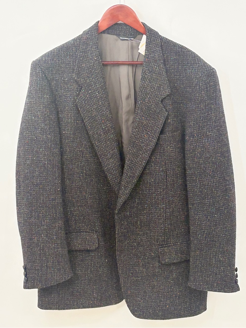 Harris Tweed men’s grey large blazer